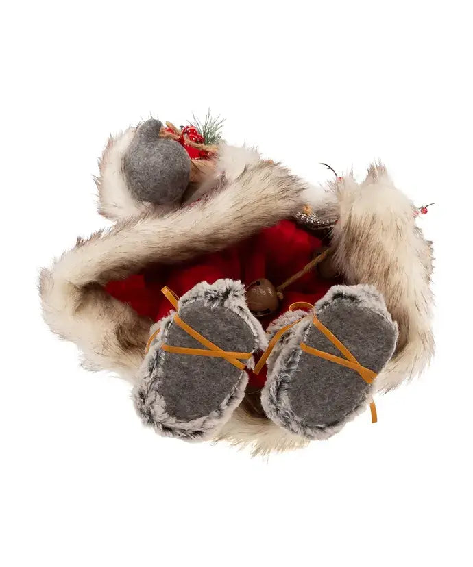 Kurt S. Adler, Inc. - 18"RED/WHITE SANTA W/GIFT BOX+BELLS