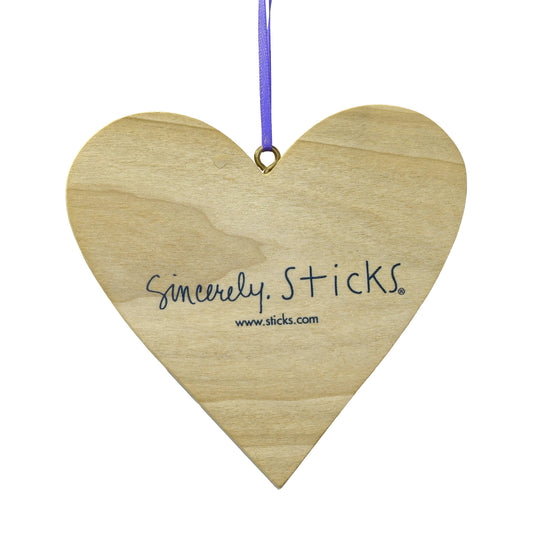 "Amor" Heart Ornament