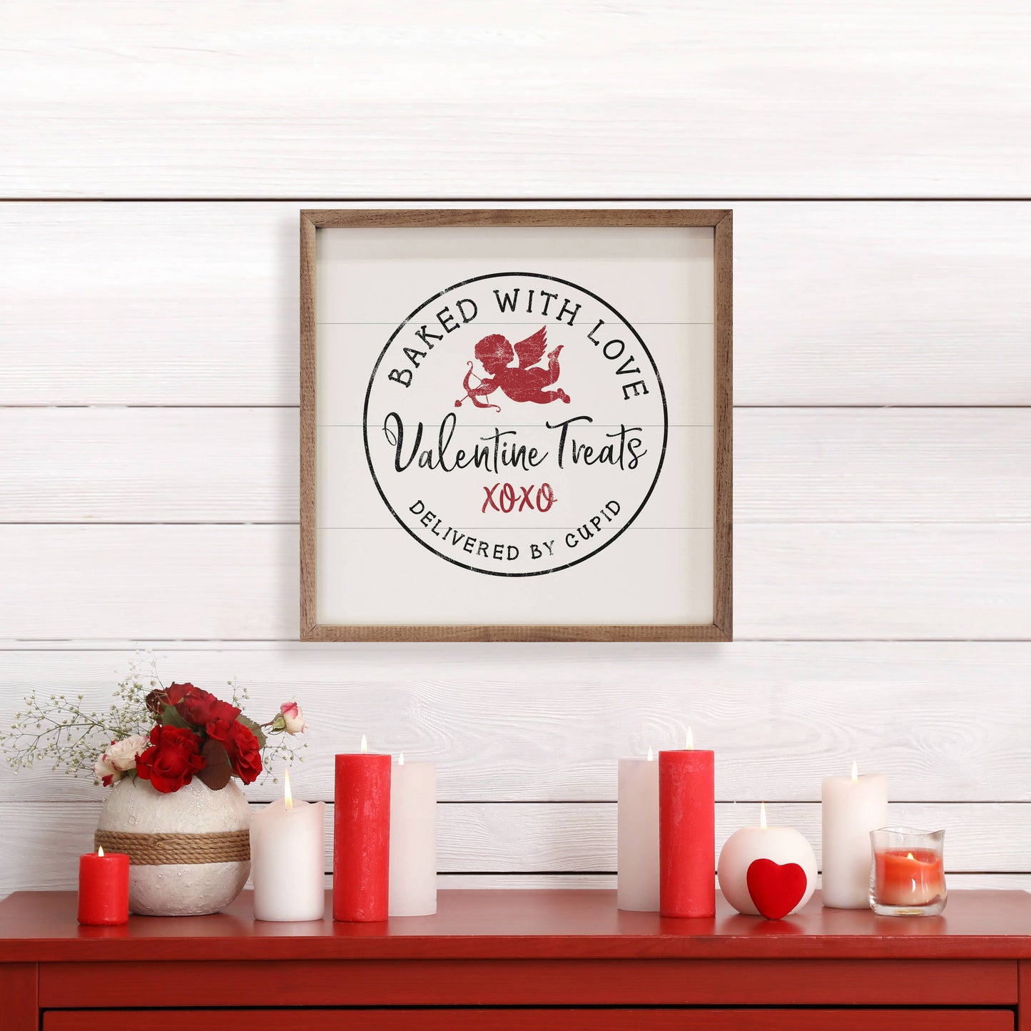 Kendrick Home - Valentine Treats Baked With Love White