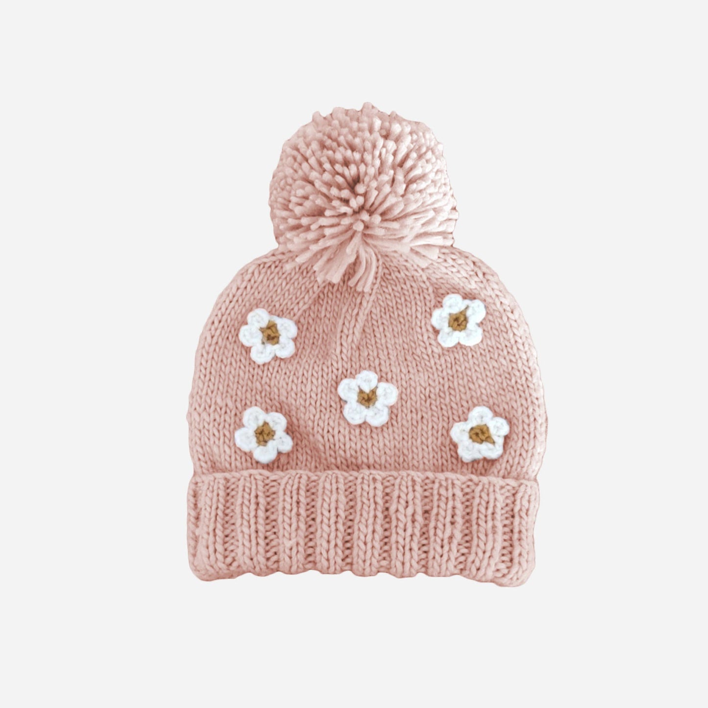 Flower Hat Blush Kids Baby Accessories Acrylic Spring Fall