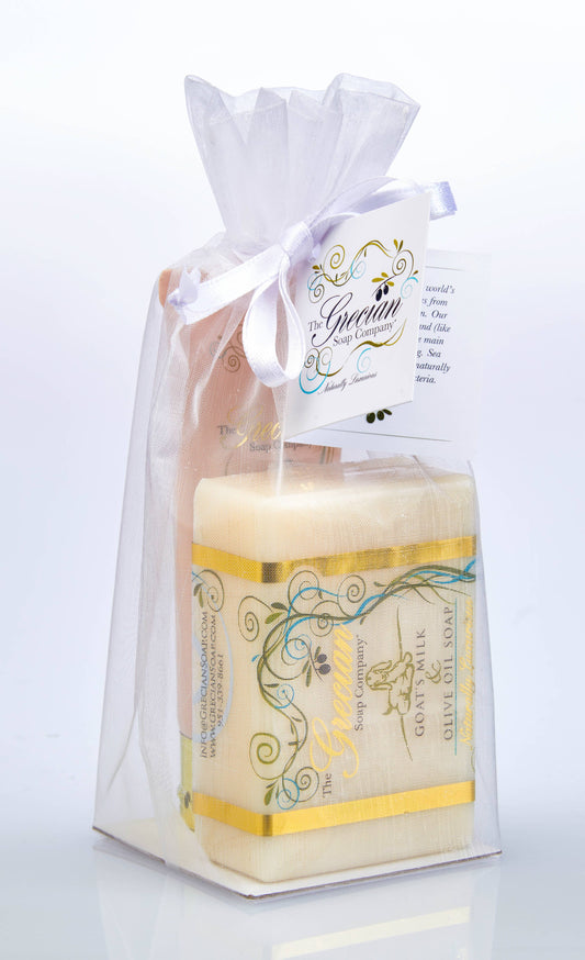 The Grecian Soap Company - Goat Milk Lotion Gift Set | Organic Soap & Lotion