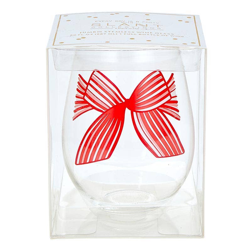 Jumbo Wine Glass Bow