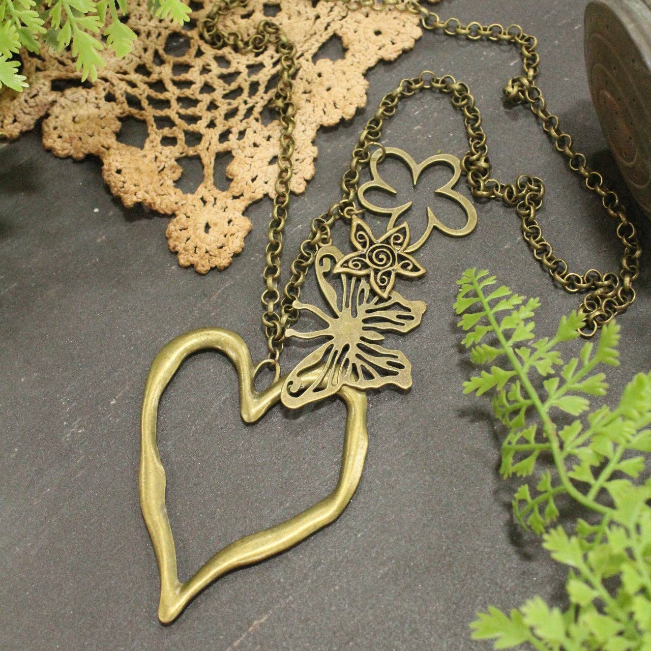 Peace & Love Necklace