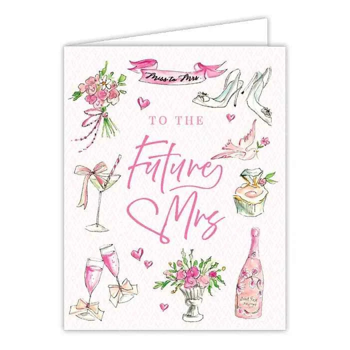To the Future Mrs. Bridal Icons Greeting Card
