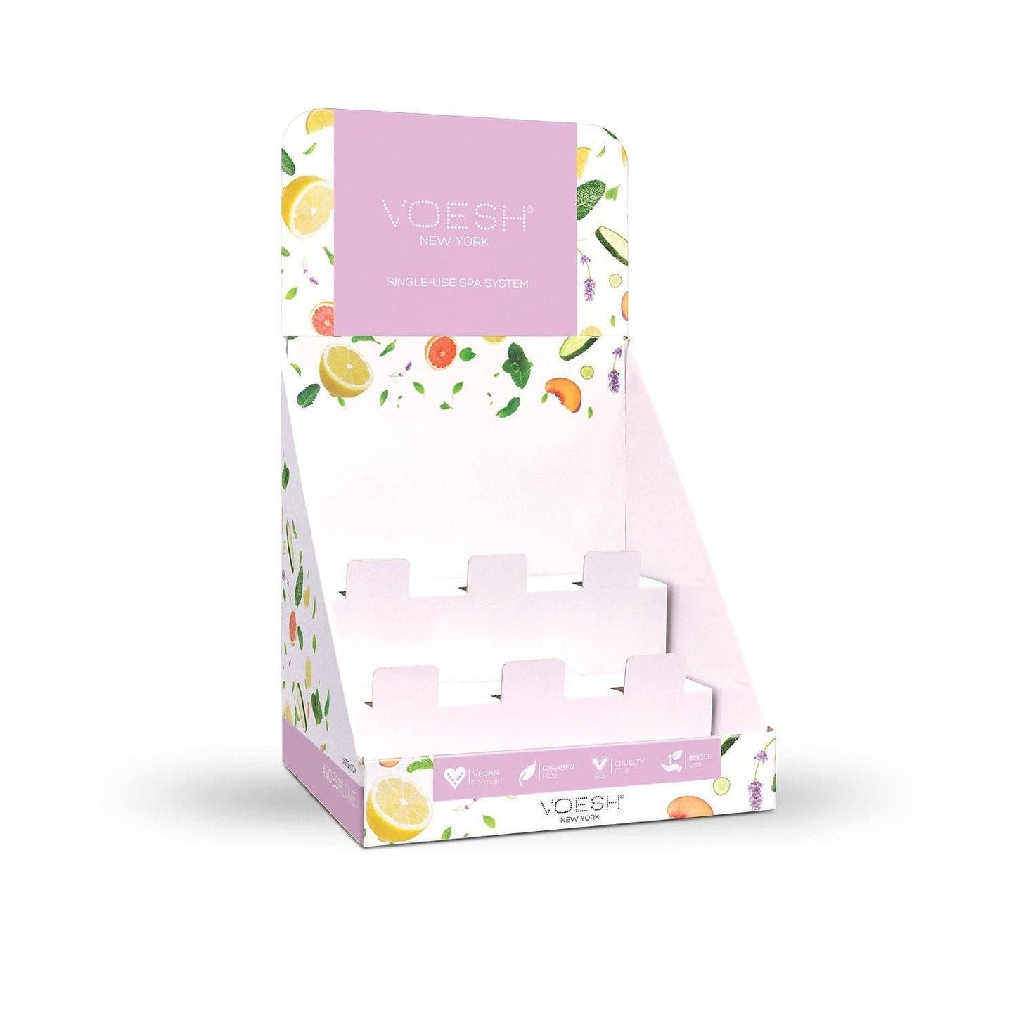 Counter Top 3 Tier Pedi Display Stand