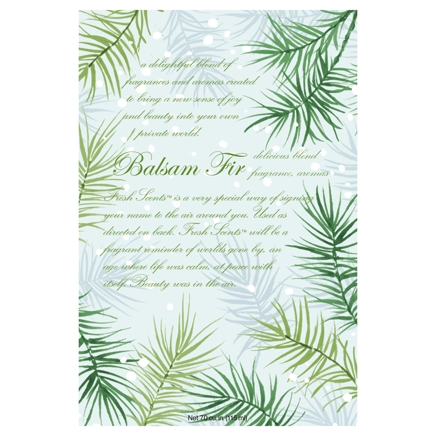 Fresh Scents Balsam Fir Sachets