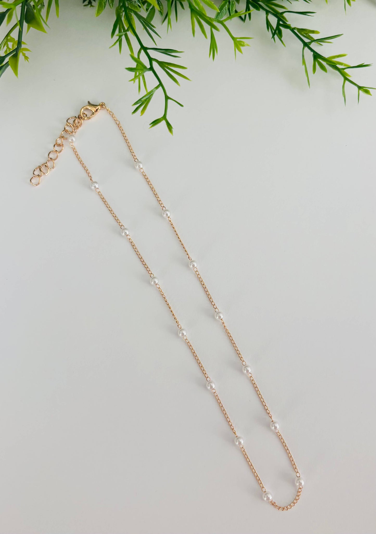 Graduation Adjustable Pearl Necklace & Inspiring Card