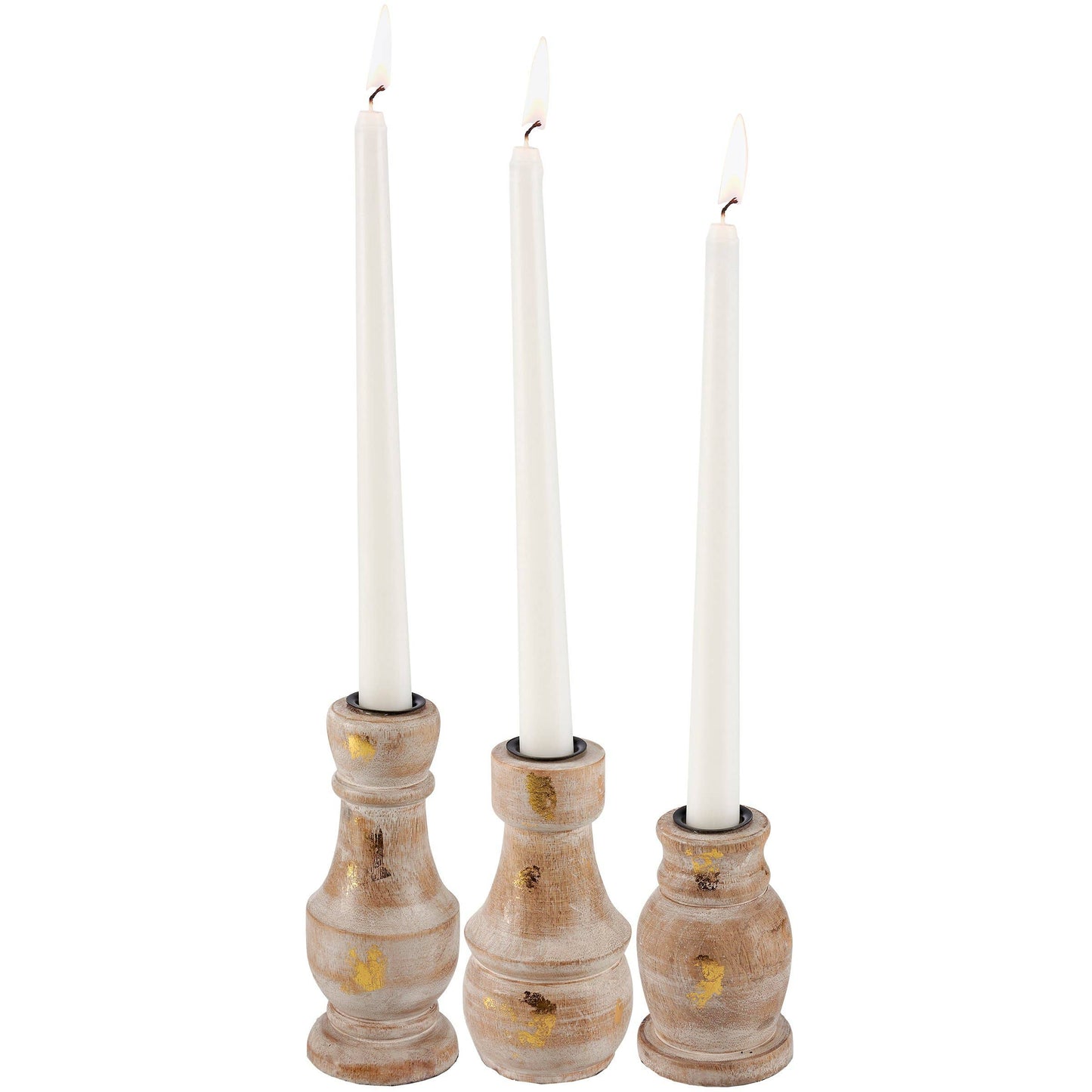Gold Candle Holder Set/3