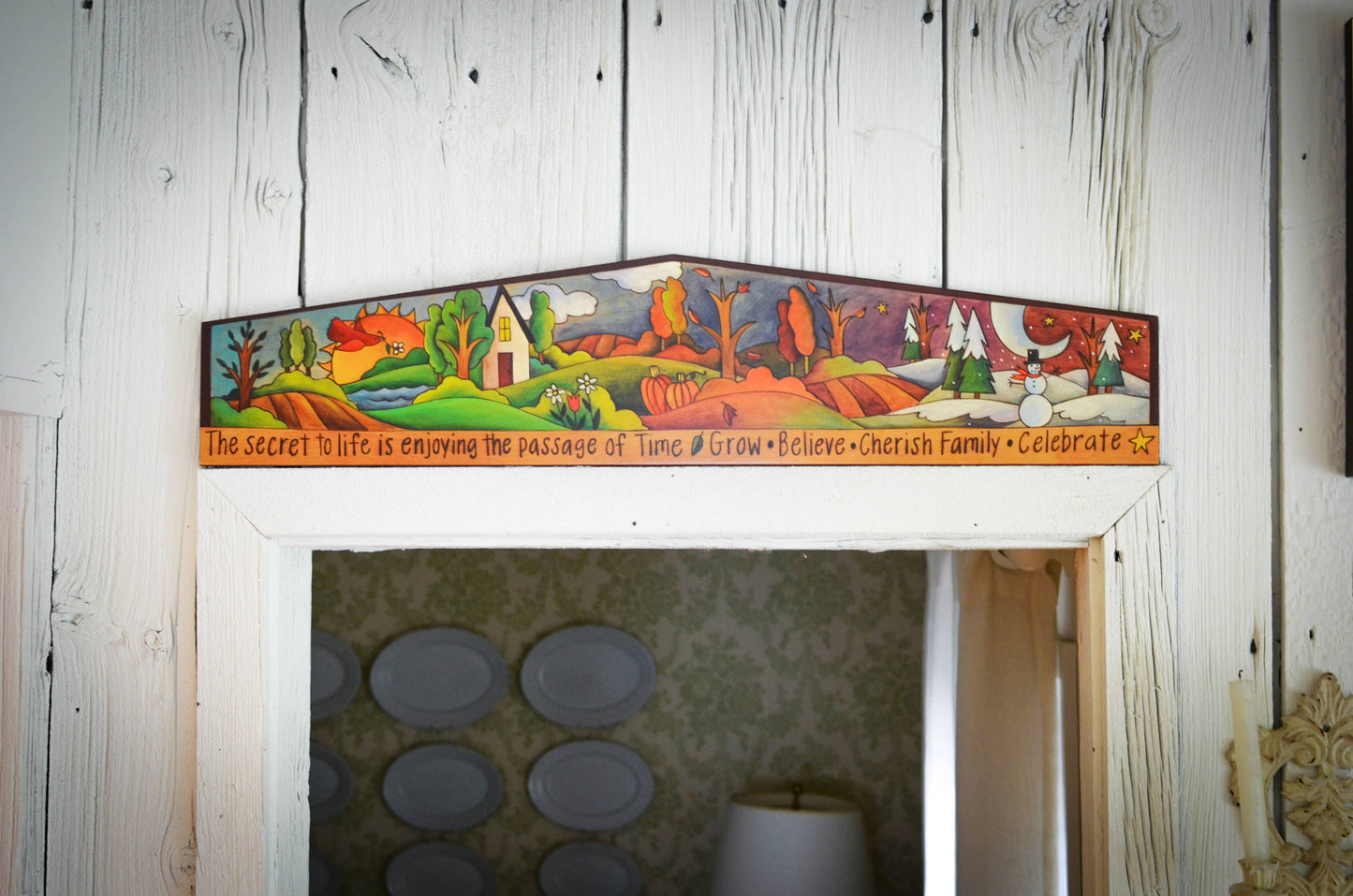 "Wheel of Life" Door Topper