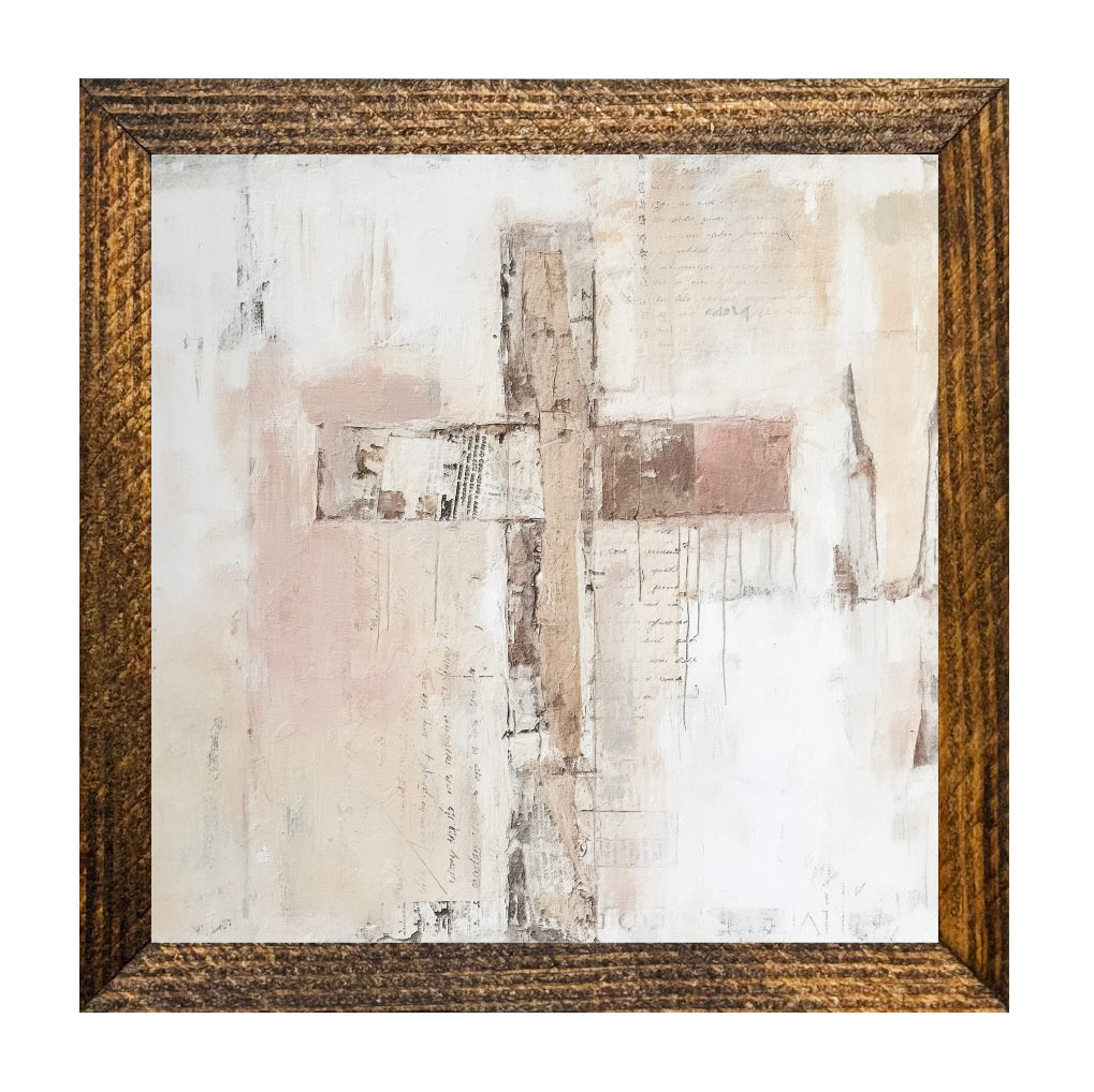 "BLESS YOUR HEART SERIES" BLUSH CROSS 1