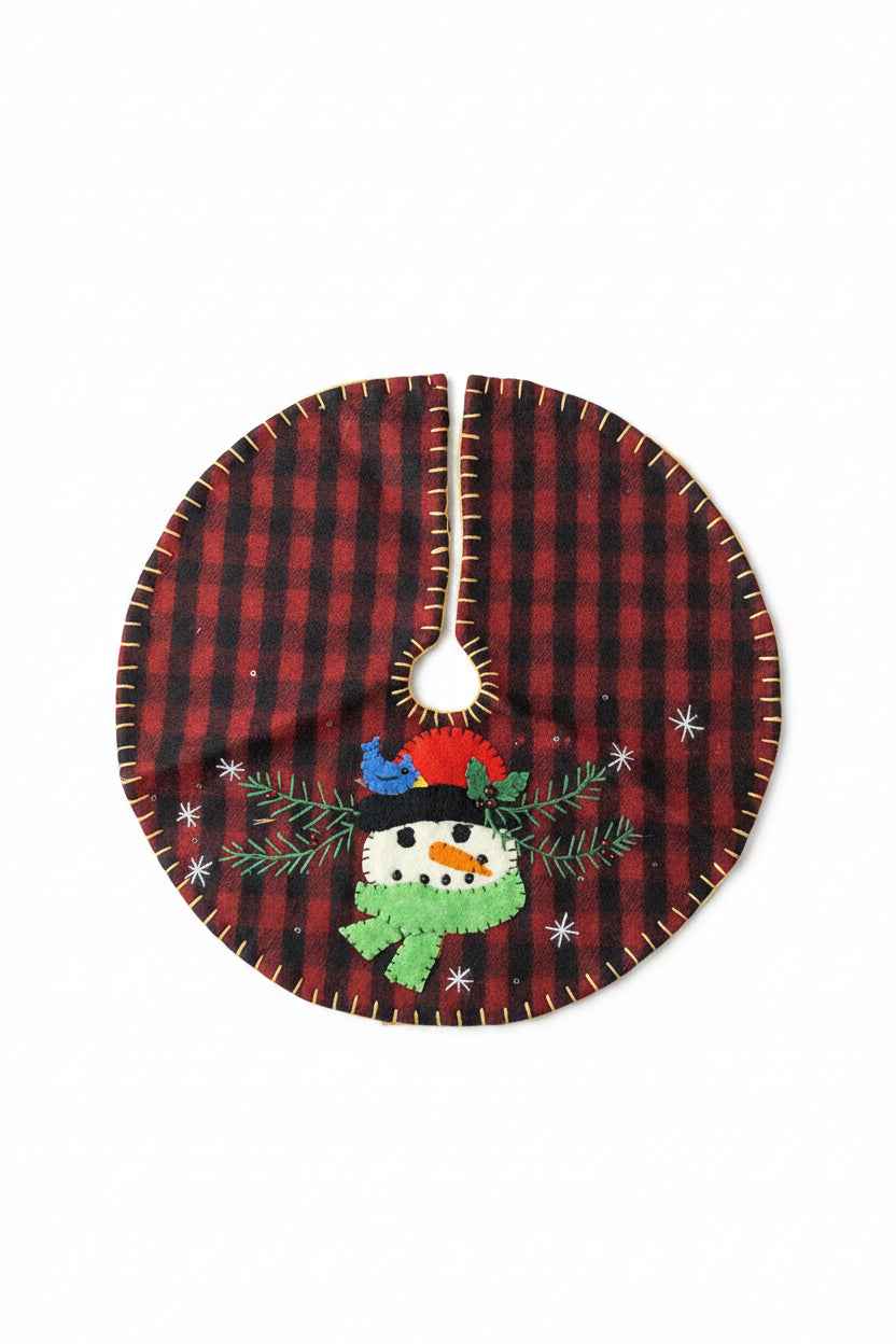 Tree Skirt Snowman