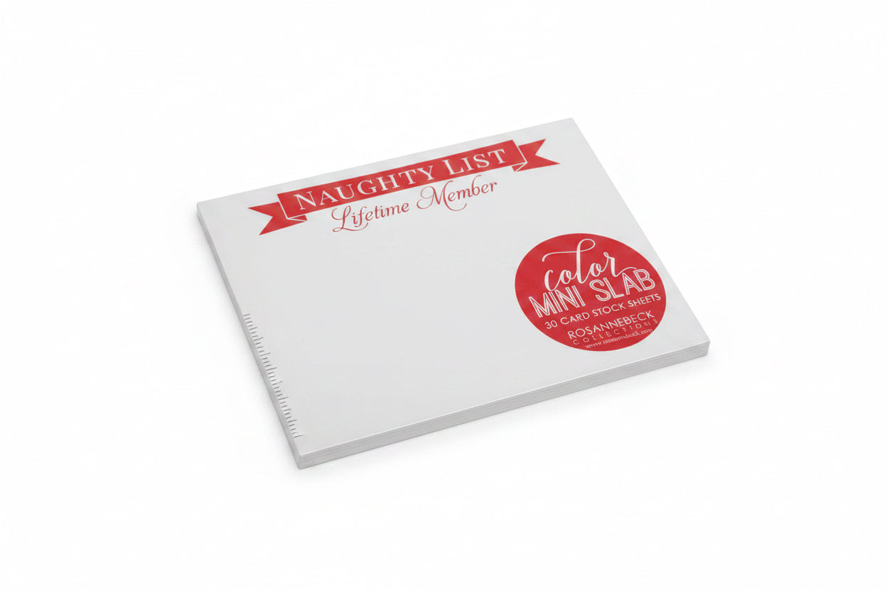 Mini Slab Pad Lista de traviesos Miembro vitalicio