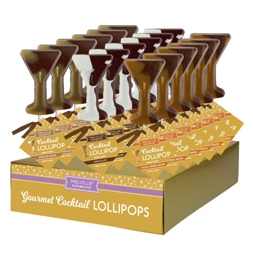 Gourmet Cocktail Lollipops - Assorted Mini Chocolate