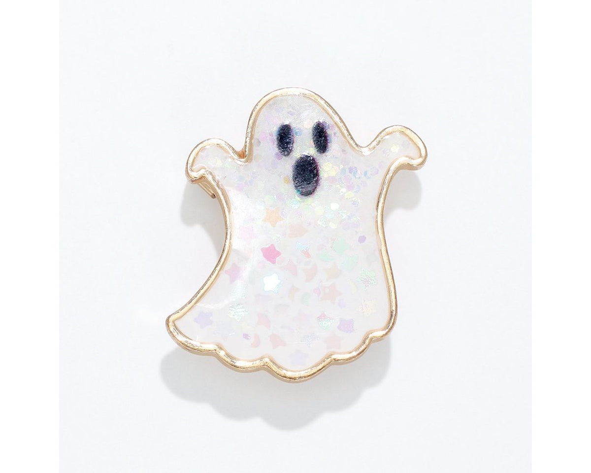 Glittery Ghost Pin