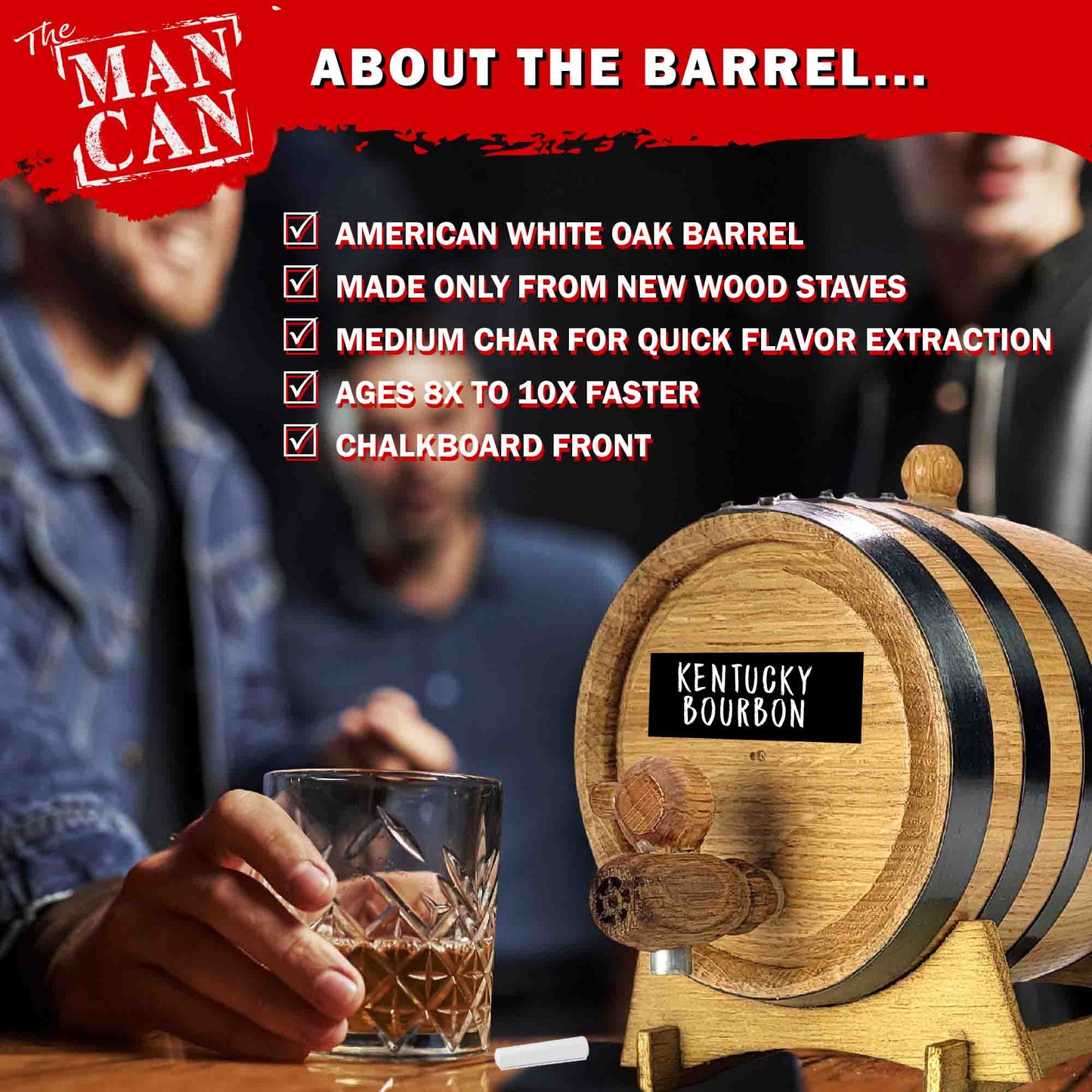 ThousandOaksBarrelCo. - Whiskey Making Kit | Ultimate DIY Gift for Men | Oak Barrel