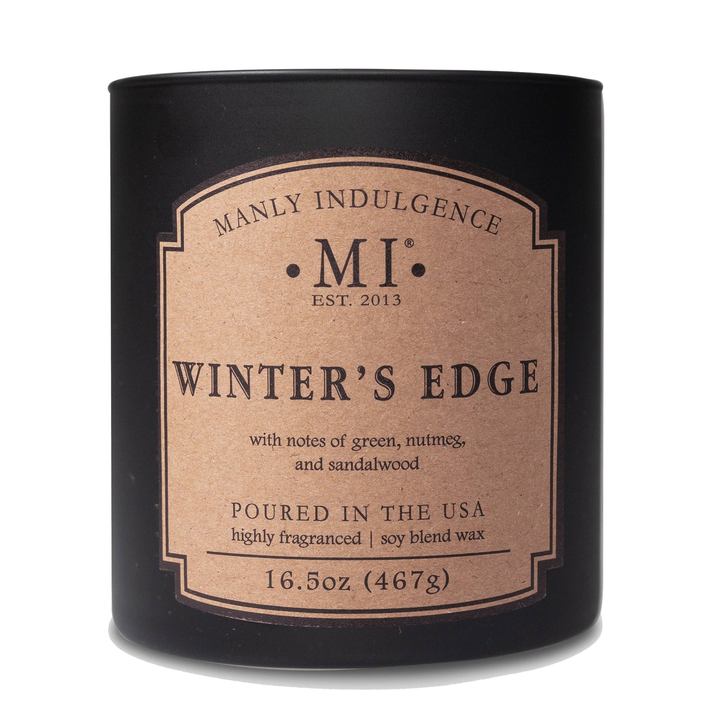 Manly Indulgence Classic+ Winter's Edge, 2 Wick, 16.5 oz