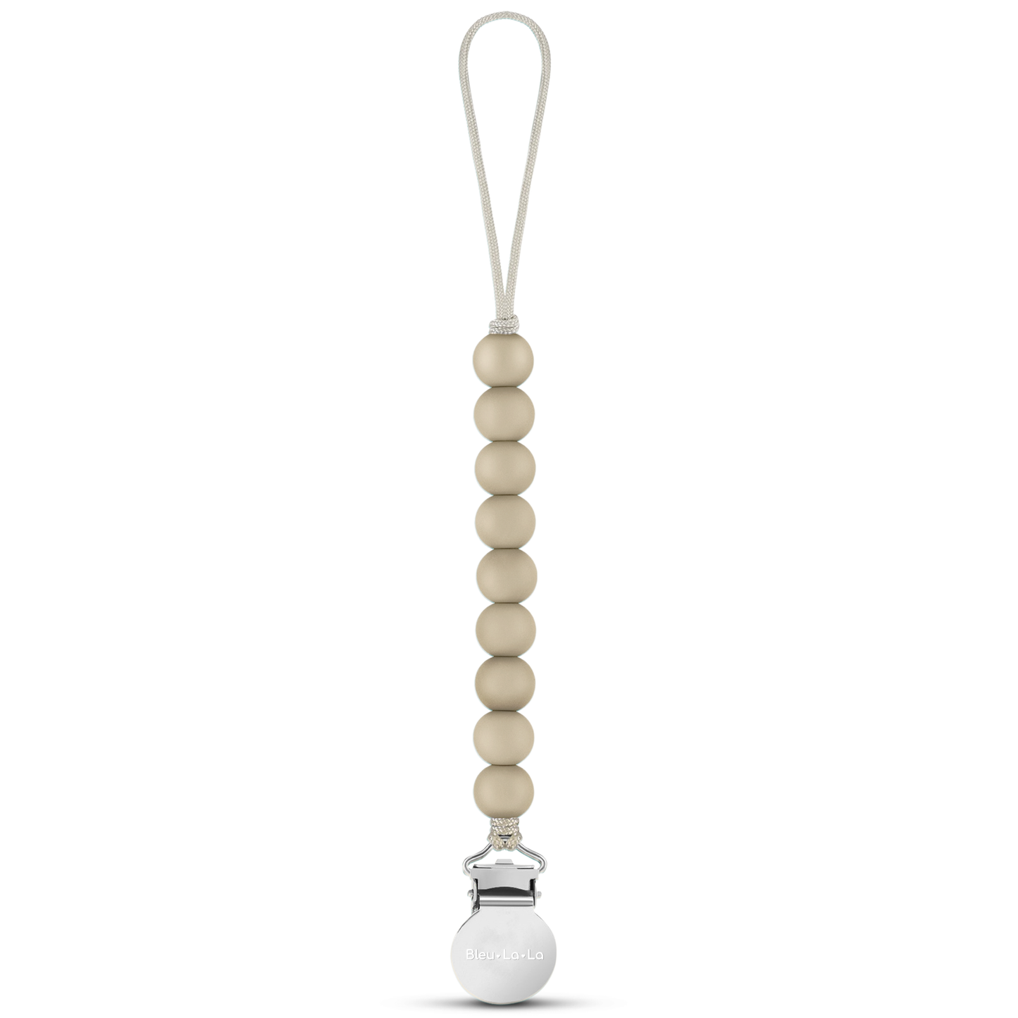 Pacifier Clip: Tan