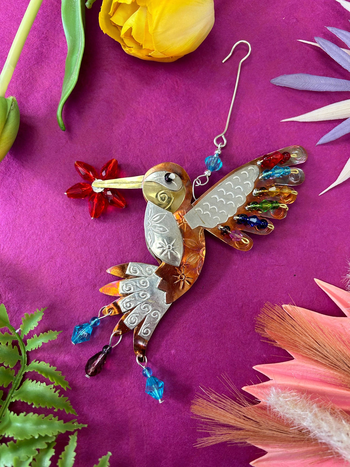 Hummingbird Hand Crafted Ornament