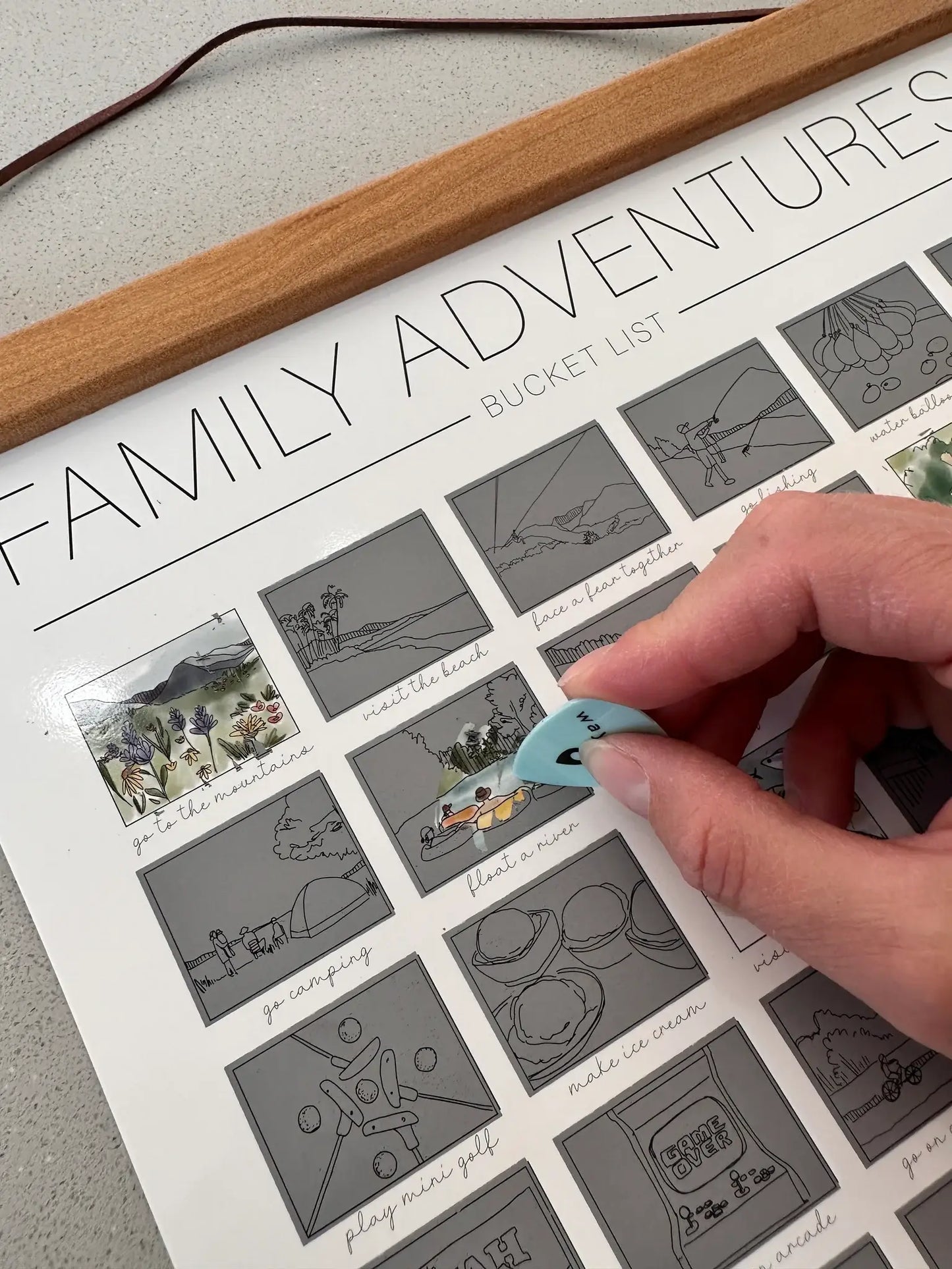 Family Bucket List Scratch Off