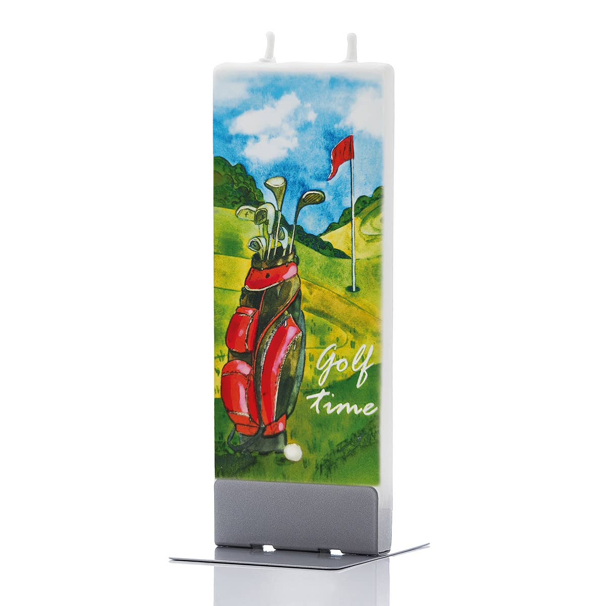 Flat Hand-crafted Candle - Golf Time