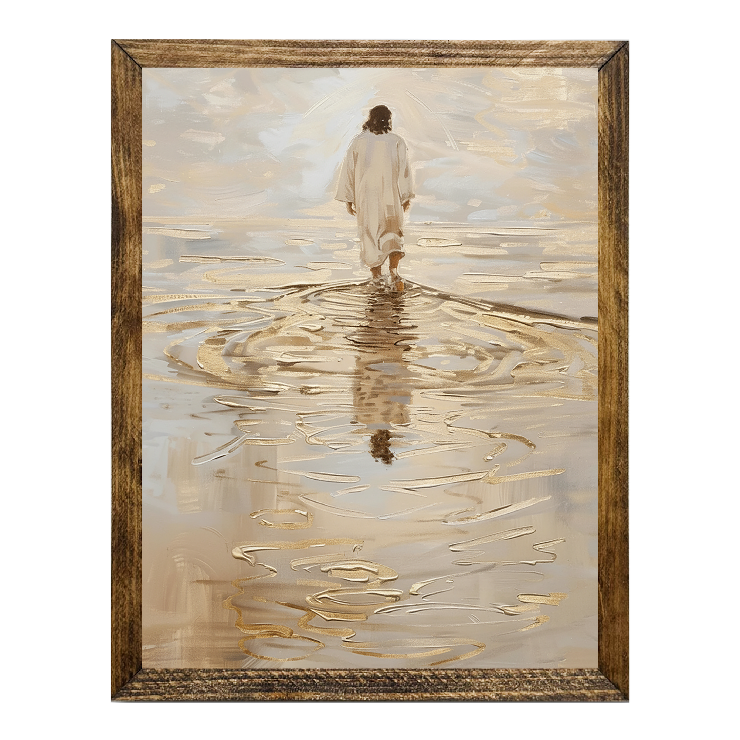 Jarmz Designs - TIMBERLAND FRAME "WALK WITH HIM SERIES" WATER WALK 2