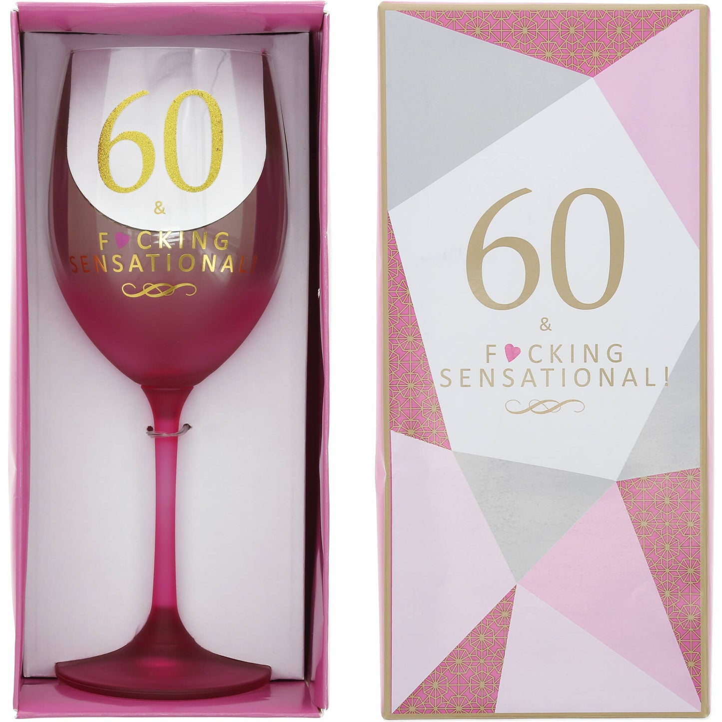 60 - Gift Boxed 19 oz Crystal Wine Glass