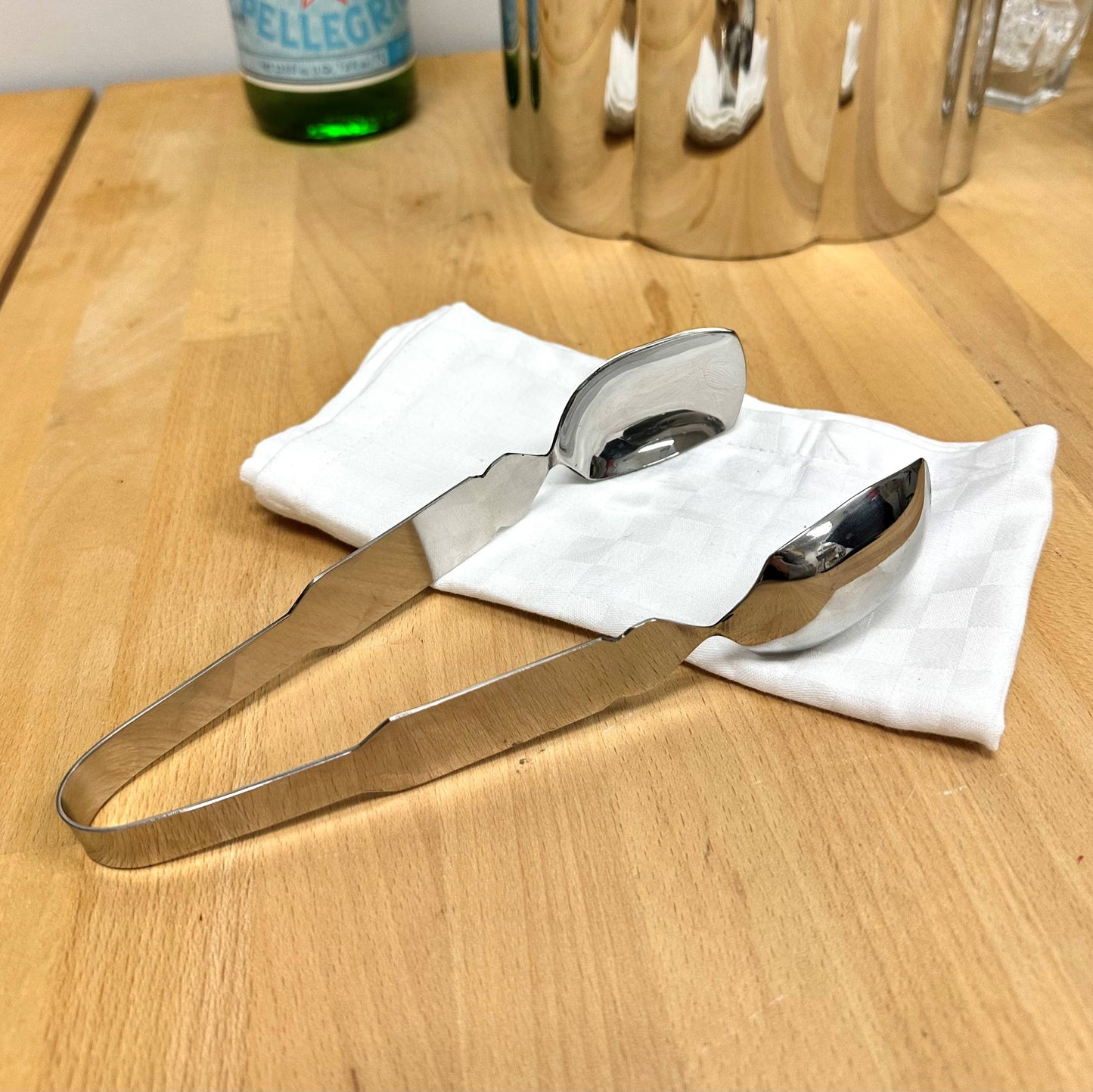 Sleek & Polished Ice Tongs