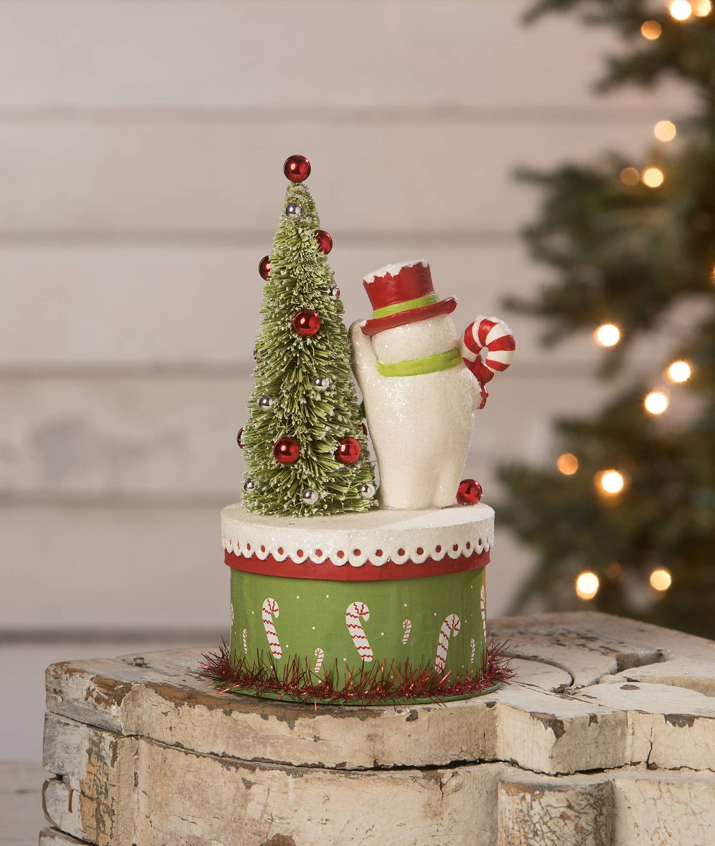 Bethany Lowe Designs - Happy Snowman on Box