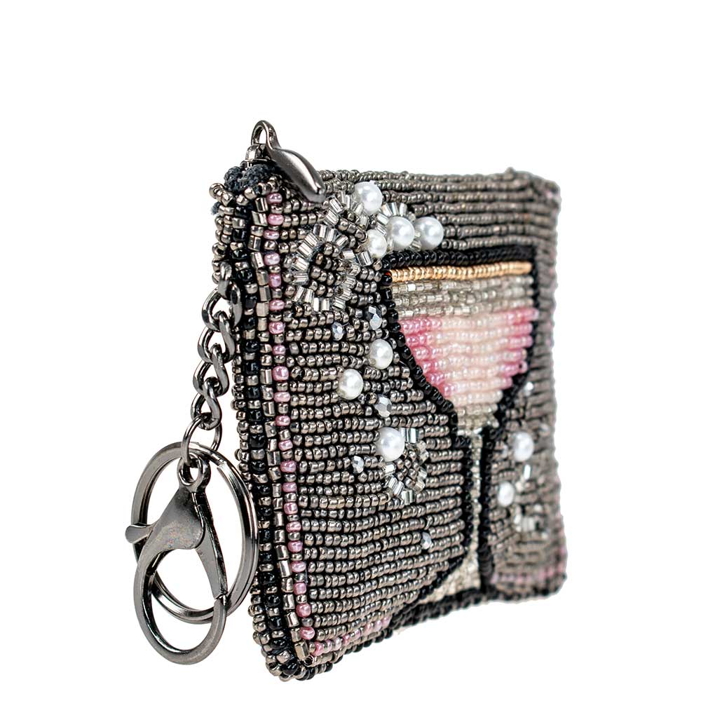 Pink Champagne Coin/Key Fob Purse
