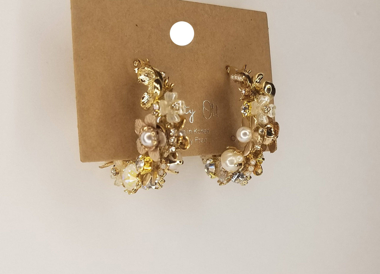 Handmade Hoop Earring - Beads Detail