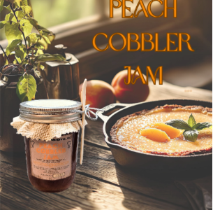 Homemade Peach Cobbler Jam