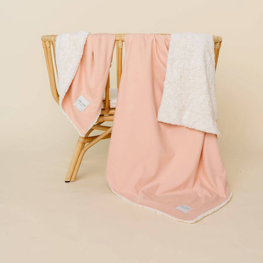 Cozy Weighted Baby Blanket - Ballet Pink
