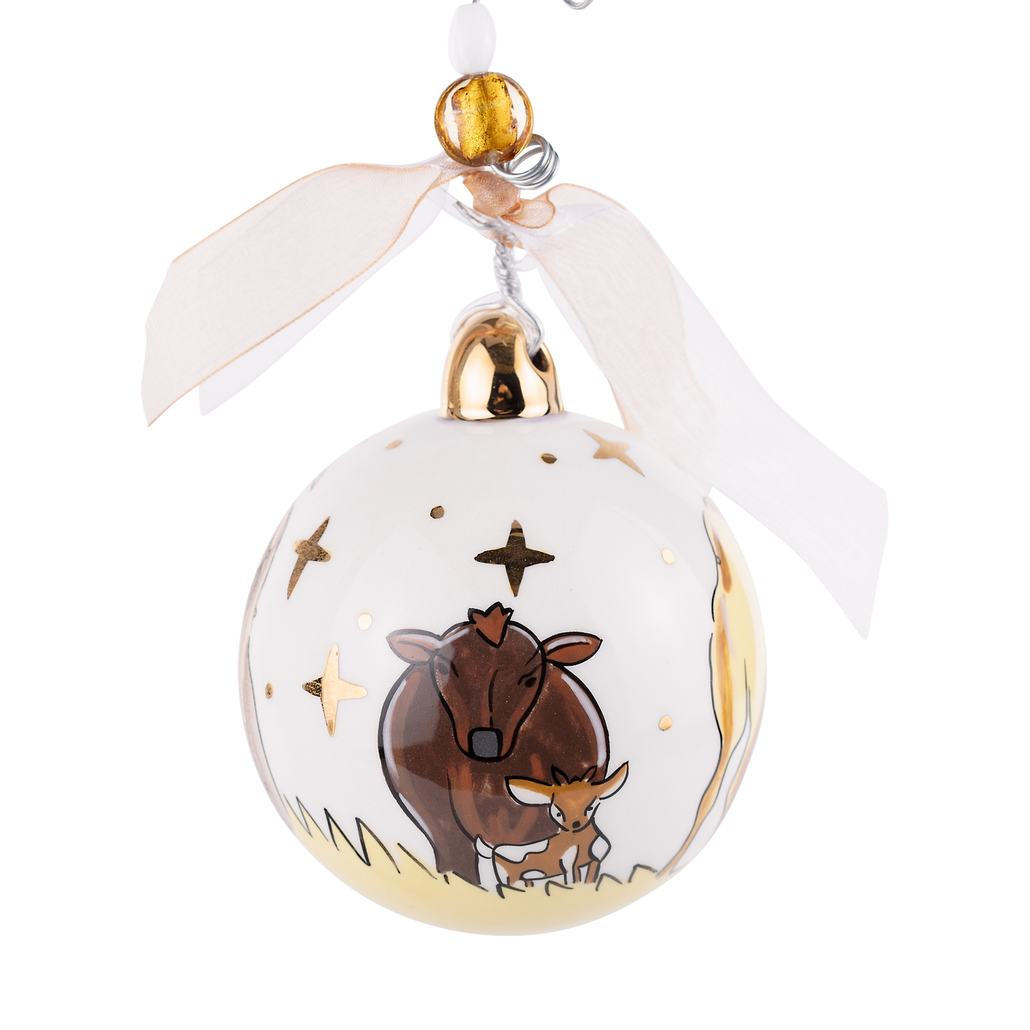 Gold Star Thrill of Hope Ornament