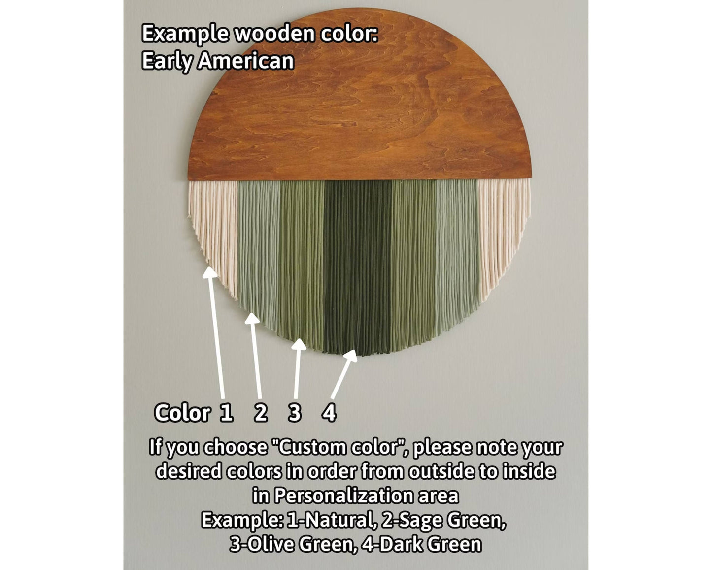 Half Moon Wall Hanging V07