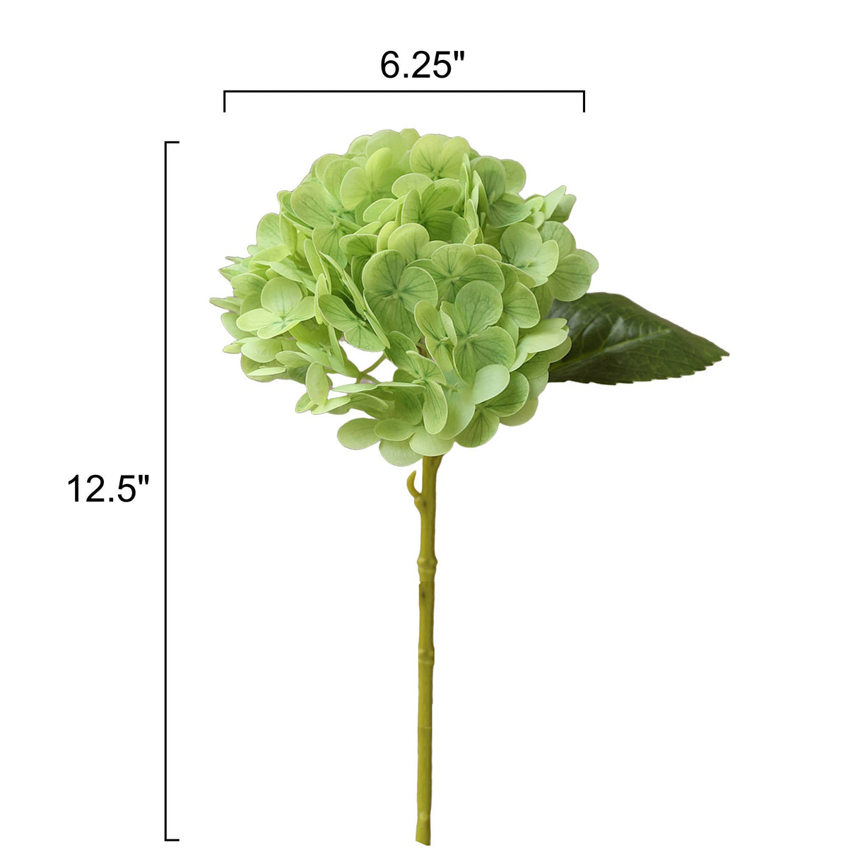 12.5"Real Touch lifelike Hydrangea -Ivory
