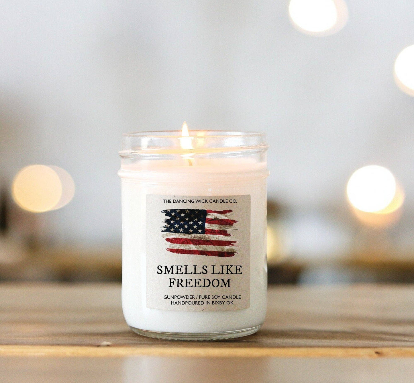 Smells Like Freedom Soy Candle / 4th of July / Military Gift