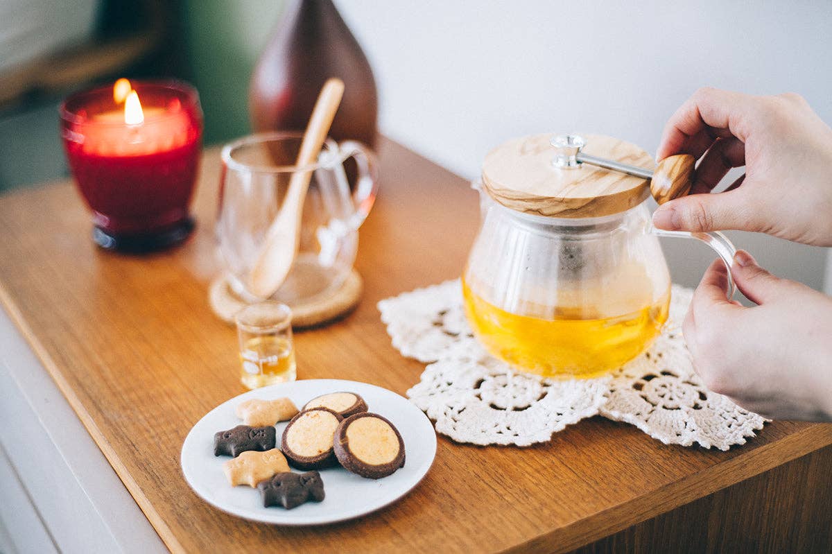 Teaor Tea Maker Olive Wood
