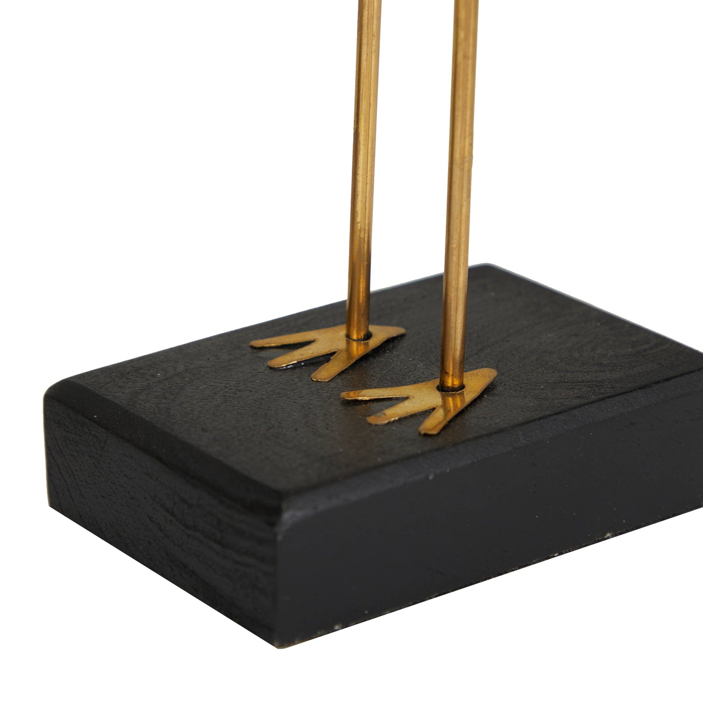 Traditional Black Wood Sculpture Set
