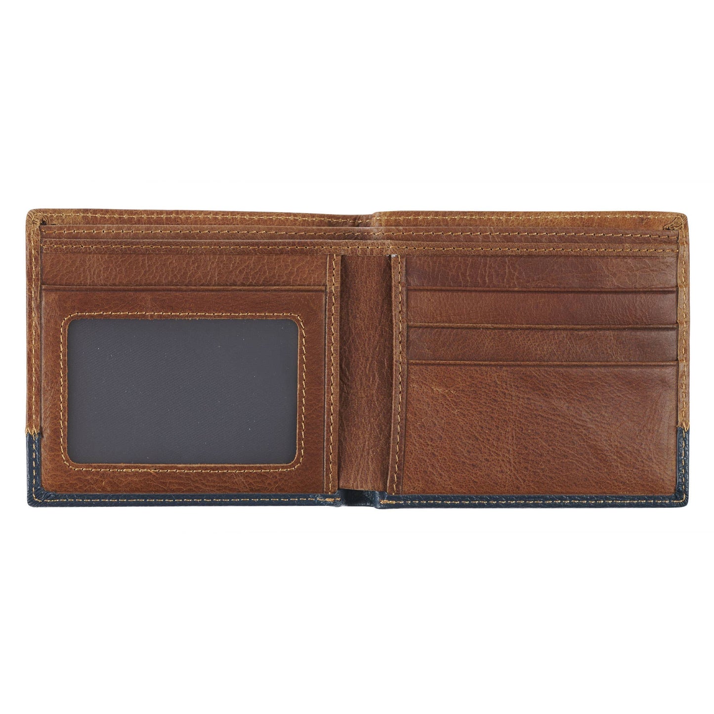Wallet Leather Two-tone Be Strong & Couragous Josh. 1:9