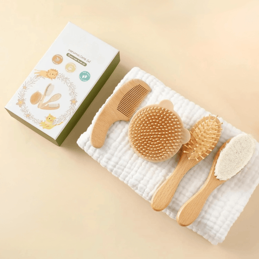 Baby Hair Brush & Comb Set: SET OF 4