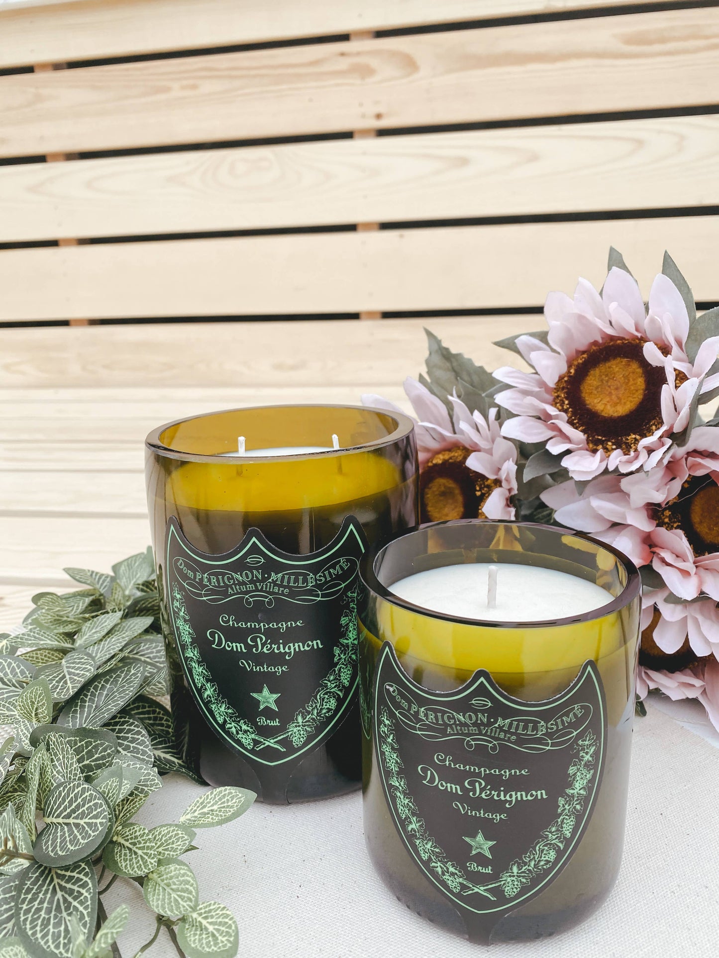 Recycled Dom Luminous Candle