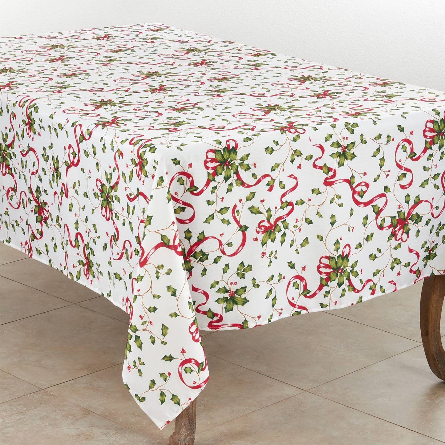 Holly & Ribbon Tablecloth