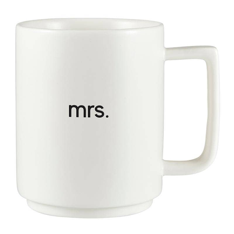 Stack Mug Set Mr. & Mrs.