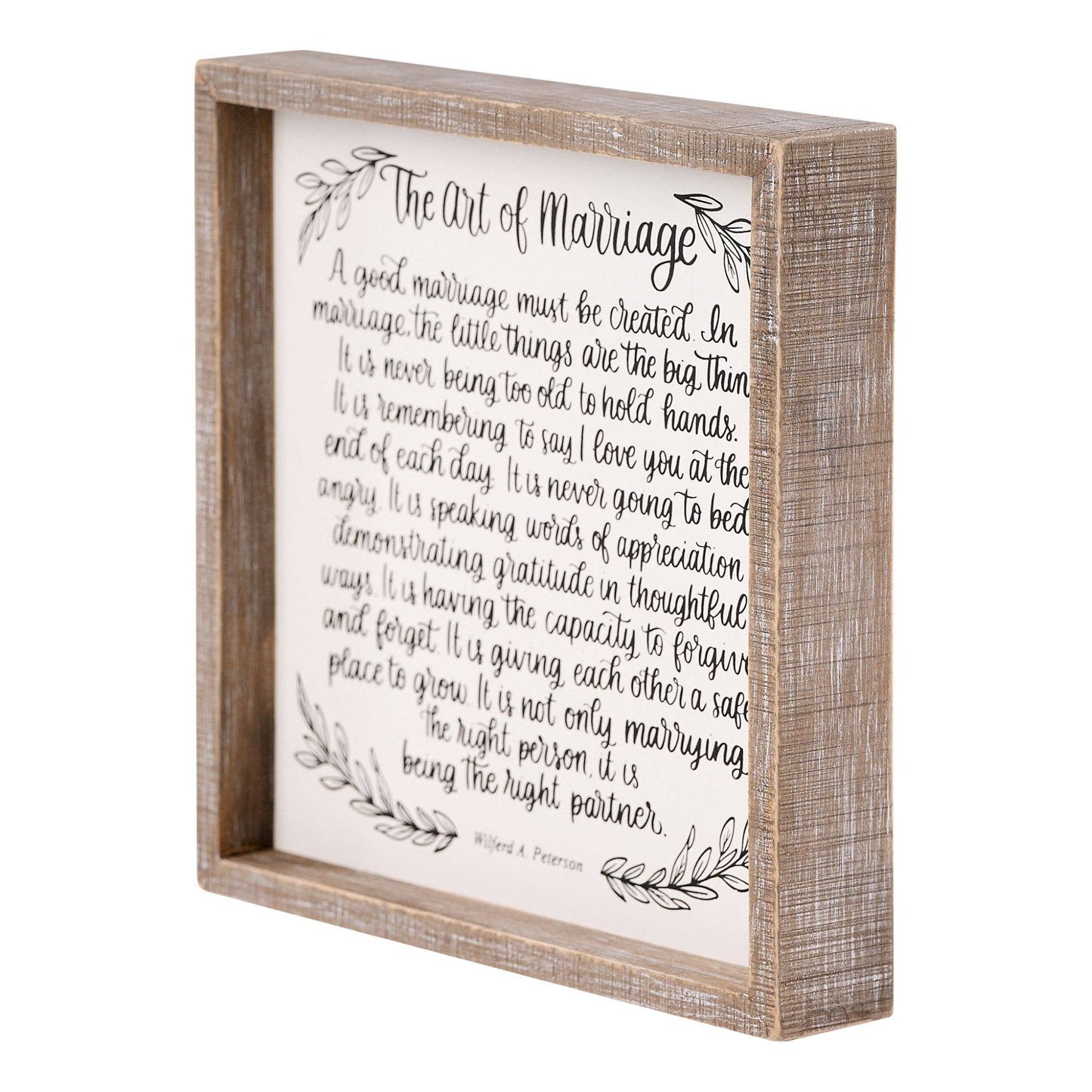 Art of Marriage Framed Board Small