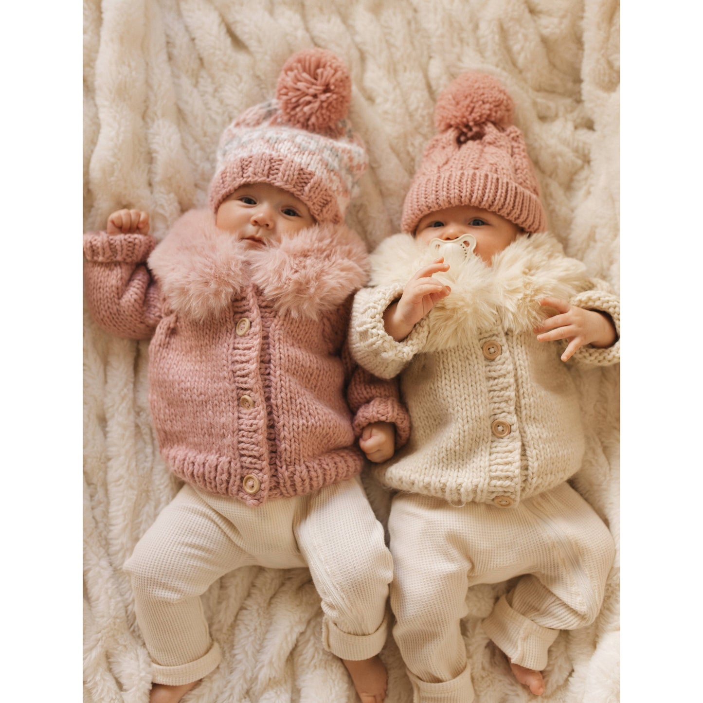 Fur Collar Cardigan Sweater Baby & Toddler