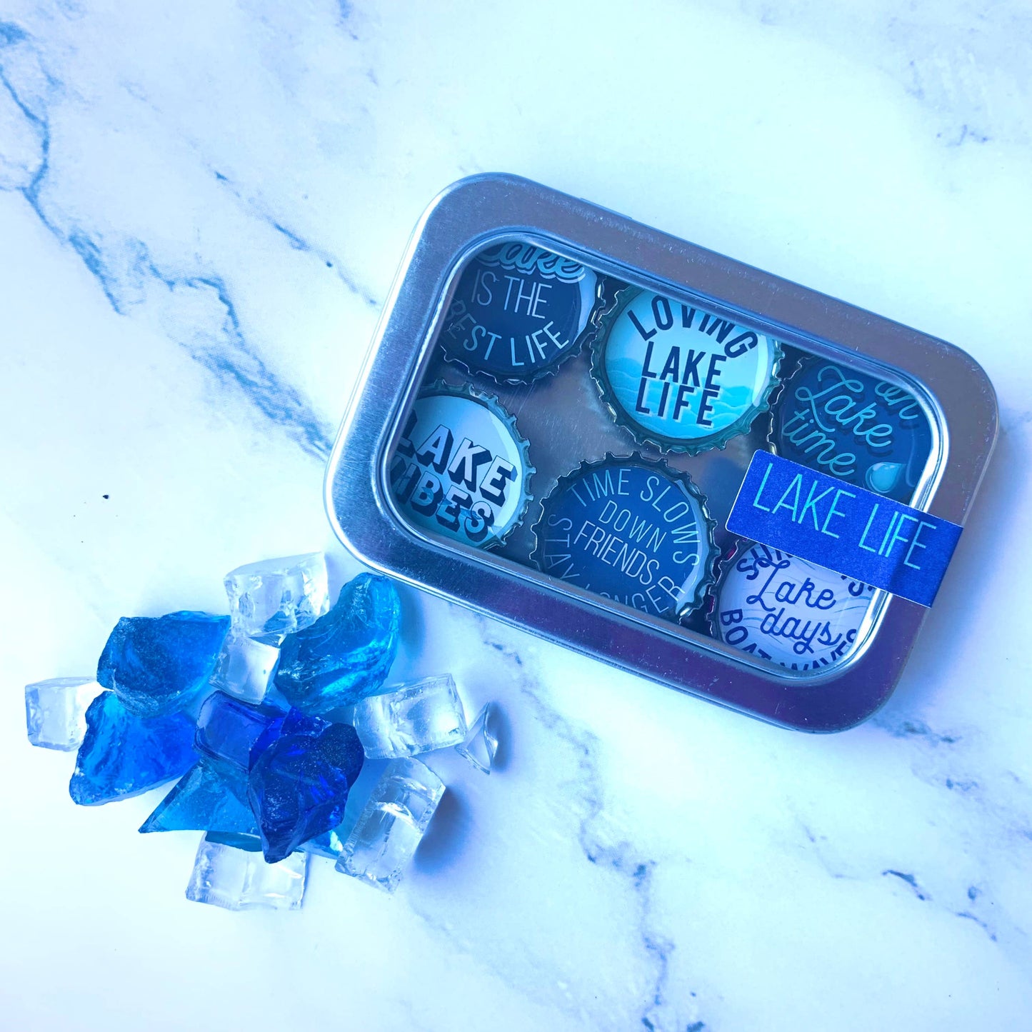 Lake Life Magnets - Spring decor. Handmade & Eco-friendly