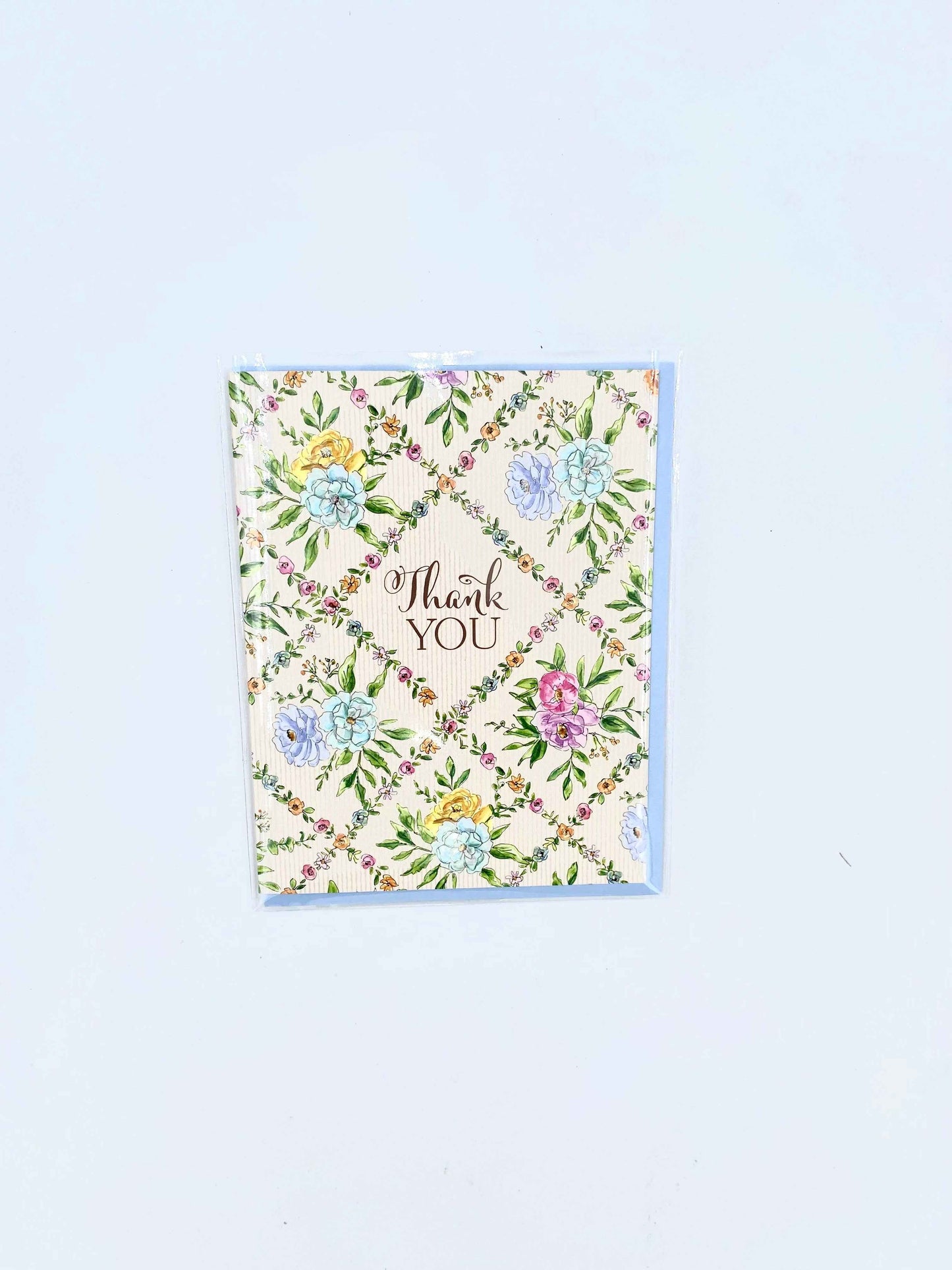 Thank You Foral Trellis