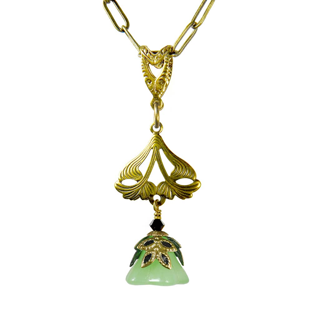 Love Light Classic Hand Painted Floral Necklace