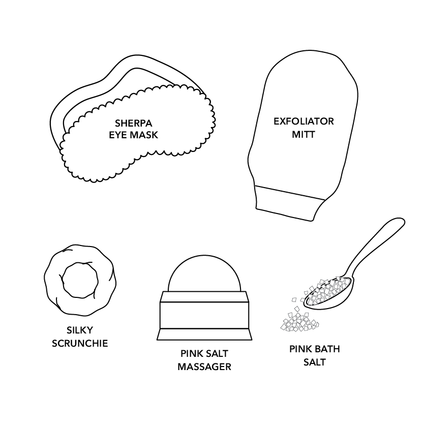 Pink Salt Spa Kit | Spa Gifts
