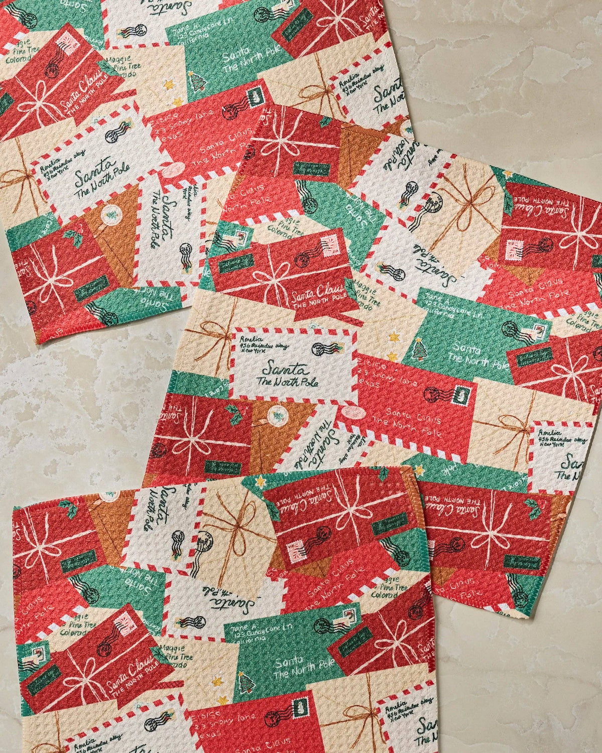 Merry Mail Dishcloth Set - Holiday 2026